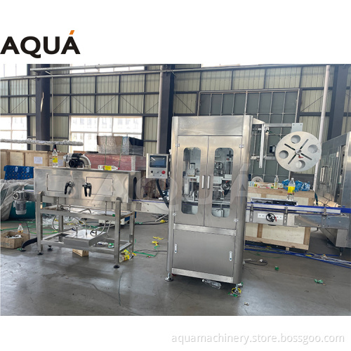 Widely Used Industrial Semi-Automatic 2000bph Shrink Sleeve Applicator Machine